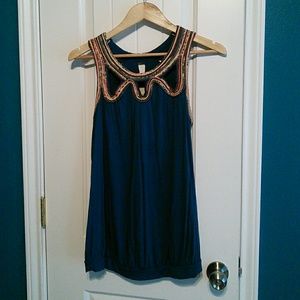 Anthropologie Teal Top